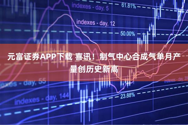 元富证券APP下载 喜讯!制气中心合成气单月产量创历史新高
